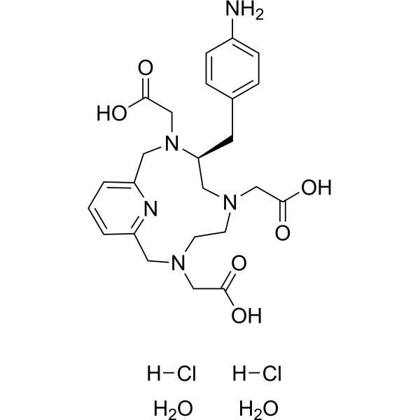 p-NH₂-Bn-PCTA hydrochloride Chemical Structure