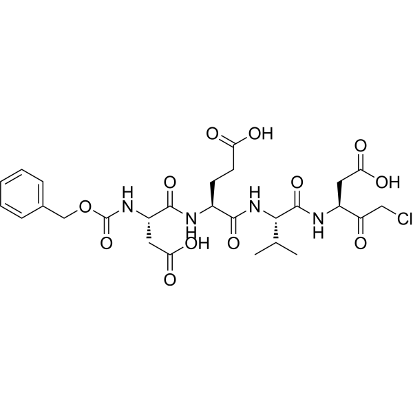 Z-DEVD-CMK Chemical Structure