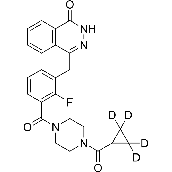 2-Fluorobenzyl <em>olaparib</em>-d4