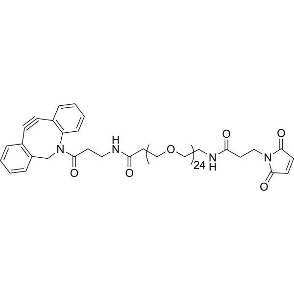 DBCO-PEG24-Maleimide Chemical Structure