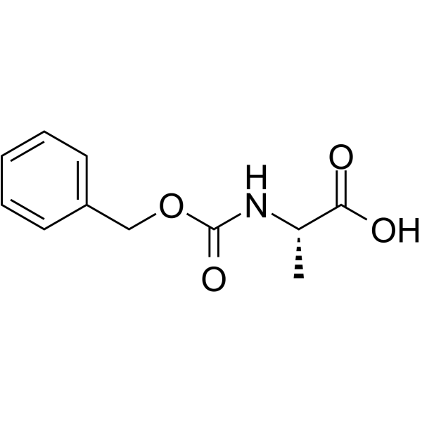 N-[(Benzyloxy)carbonyl]-L-alanine Chemical Structure