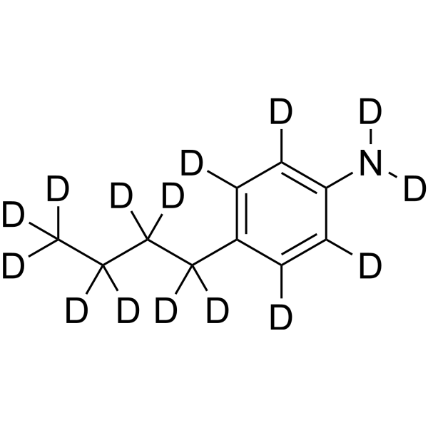 4-Butylaniline-d<sub>15</sub> Chemical Structure