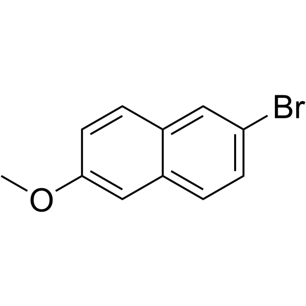 2-Bromo-6-methoxynaphthalene Chemical Structure