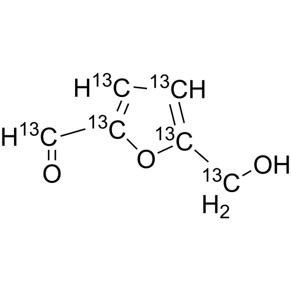 <em>5</em>-Hydroxymethylfurfural-13C<em>6</em>