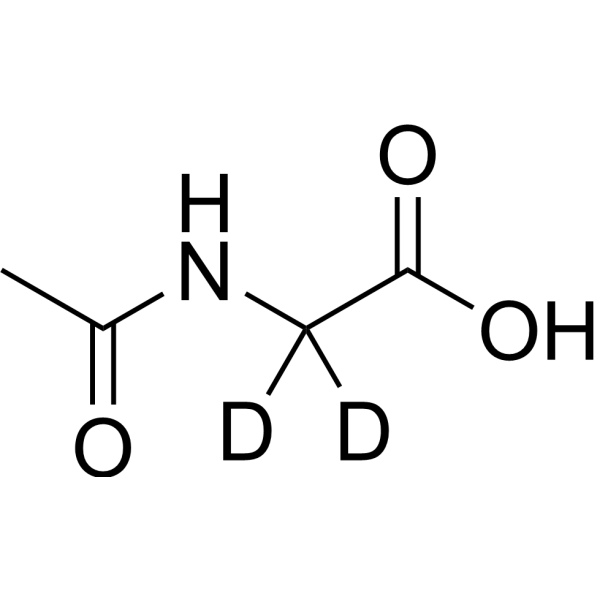 N-Acetylglycine-d<sub>2</sub> Chemical Structure