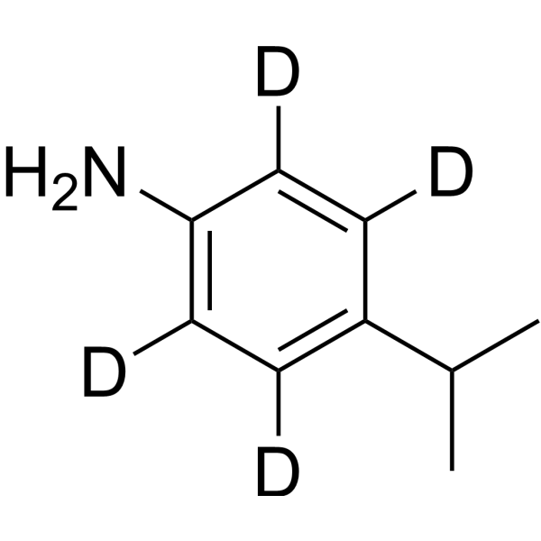 4-Isopropylaniline-d<sub>4</sub> Chemical Structure