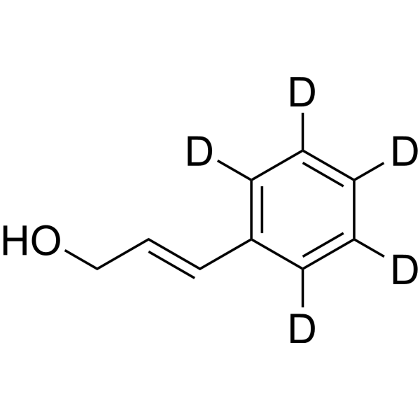 Cinnamyl Alcohol-d<sub>5</sub> Chemical Structure