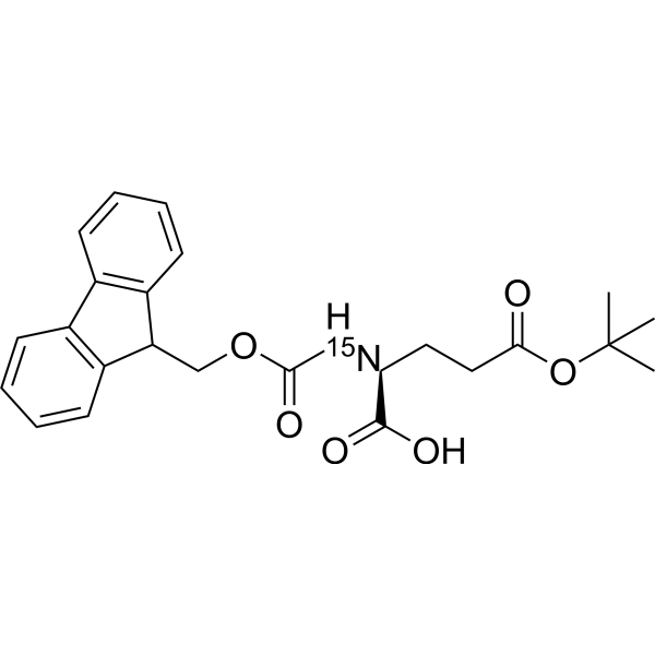 Fmoc-Glu(OtBu)-OH-15N Chemical Structure