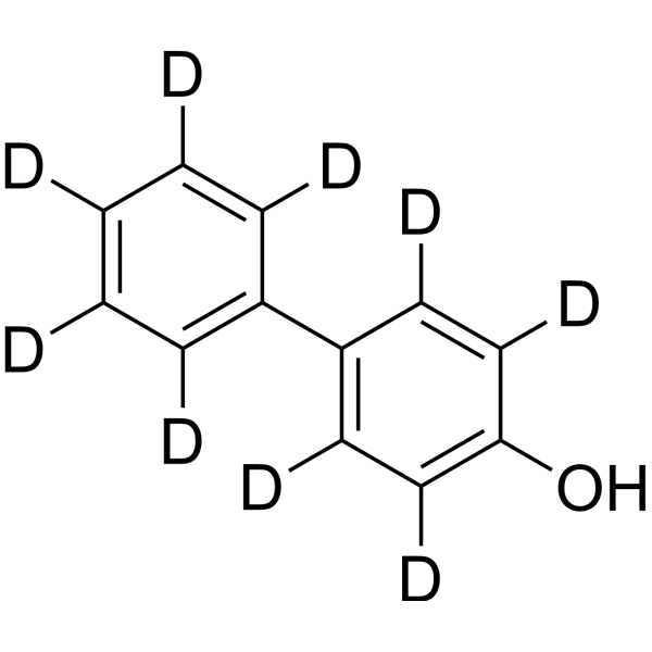 [1,1'-Biphenyl]-4-ol-d<sub>9</sub> Chemical Structure