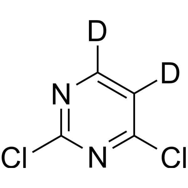 2,4-Dichloropyrimidine-d<sub>2</sub> Chemical Structure