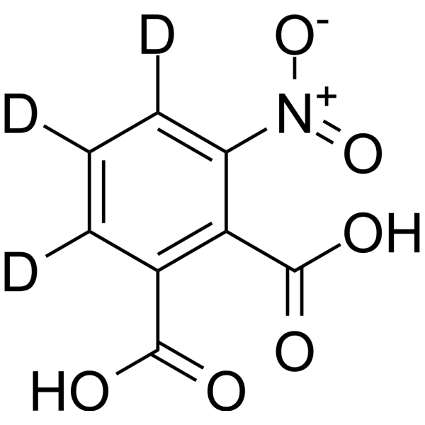 3-Nitrophthalic acid-d<sub>3</sub> Chemical Structure