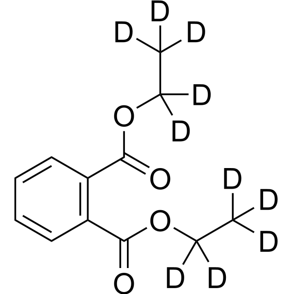 Diethyl phthalate-d10 Chemical Structure