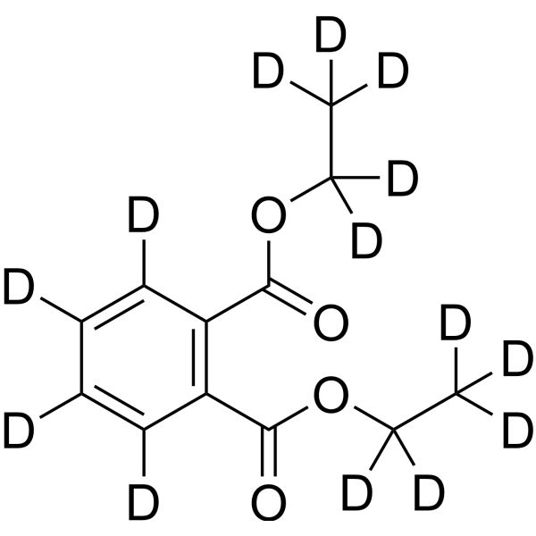 Diethyl phthalate-d<sub>14</sub> Chemical Structure