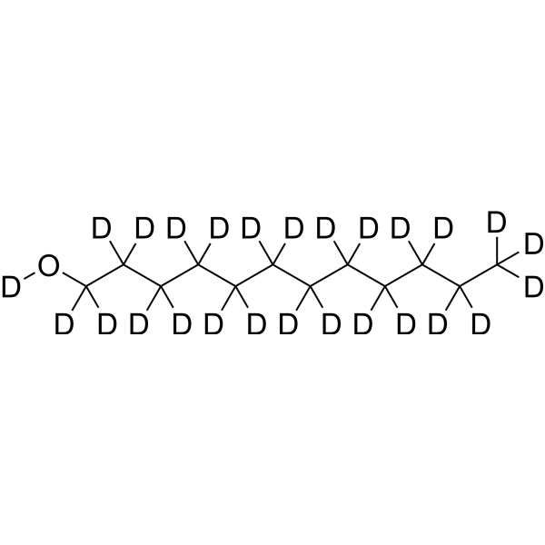 1-Dodecanol-d<sub>26</sub> Chemical Structure