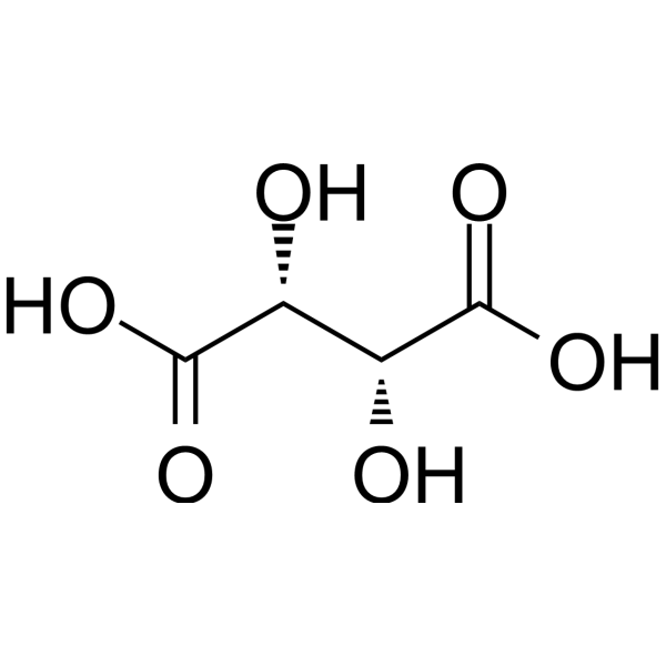 L-Tartaric acid Chemical Structure