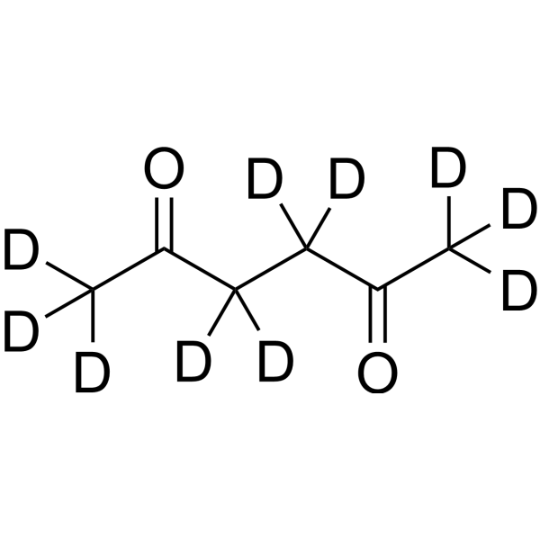 2,5-Hexanedione-d<sub>10</sub> Chemical Structure