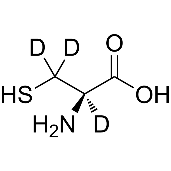 L-Cysteine-d<sub>3</sub> Chemical Structure
