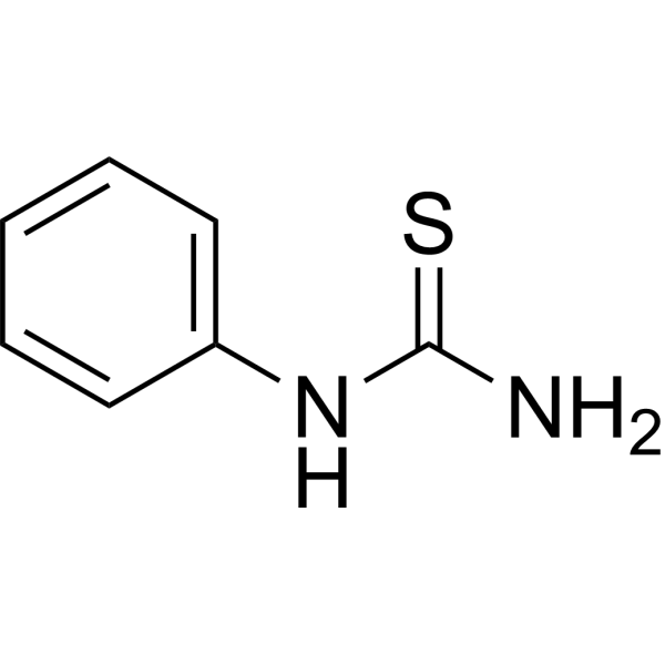 Phenylthiourea Chemical Structure