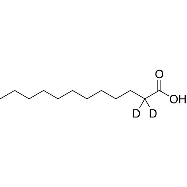 Lauric acid-d<sub>2</sub> Chemical Structure