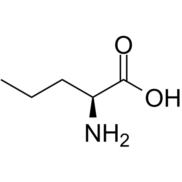 L-Norvaline Chemical Structure
