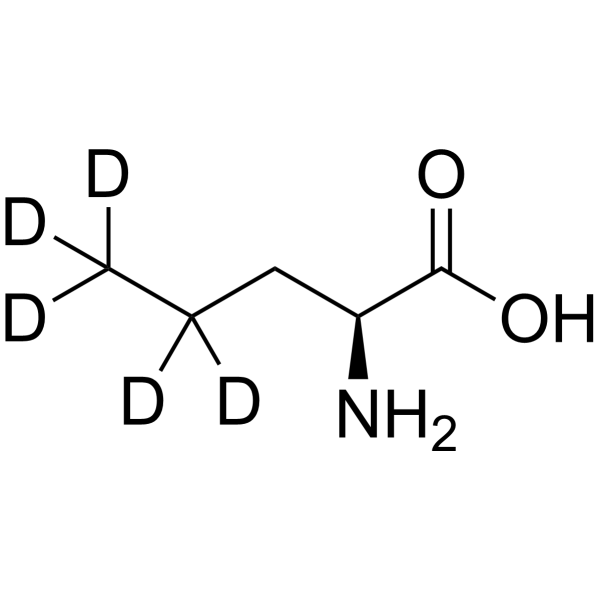 L-Norvaline-d<sub>5</sub> Chemical Structure