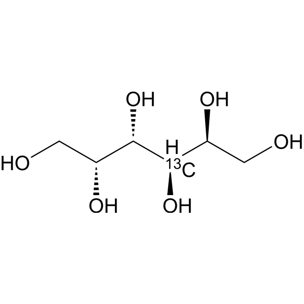 Dulcite-<sup>13</sup>C-2 Chemical Structure