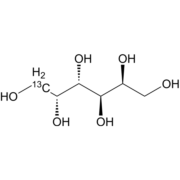 Dulcite-<sup>13</sup>C-3 Chemical Structure