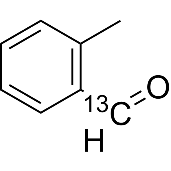 2-Methylbenzaldehyde-<sup>13</sup>C Chemical Structure