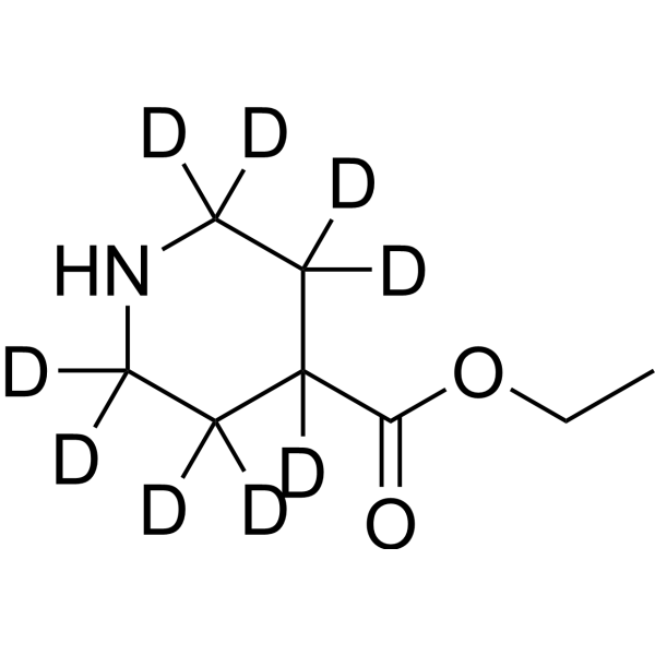 4-Carboethoxypiperidine-d<sub>9</sub> Chemical Structure