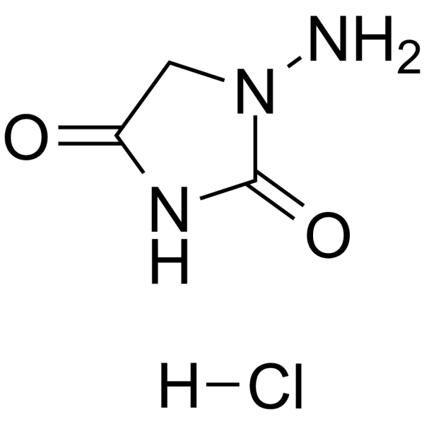 1-Aminohydantoin hydrochloride Chemical Structure