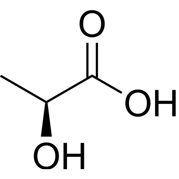 L-Lactic acid Chemical Structure
