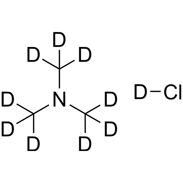 Trimethylammonium chloride-d<sub>10</sub> Chemical Structure