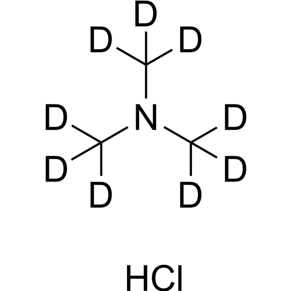 Trimethylammonium chloride-d<sub>9</sub> Chemical Structure