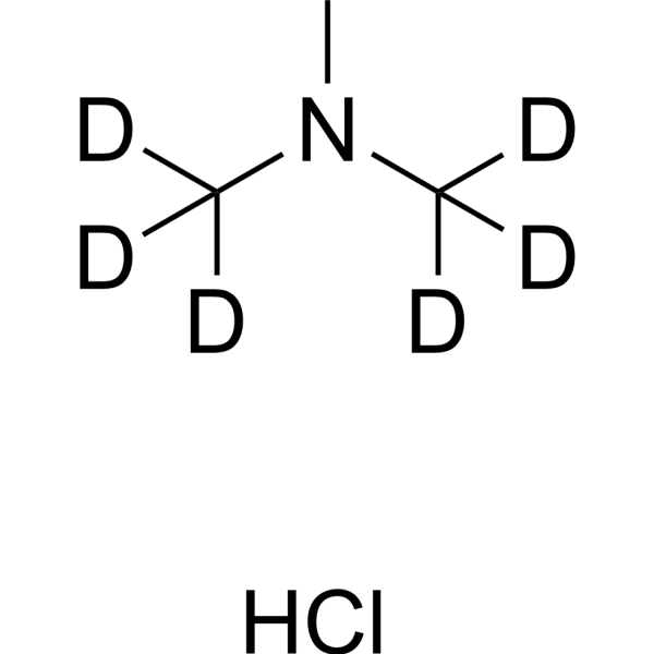 Trimethylammonium chloride-d<sub>6</sub> Chemical Structure