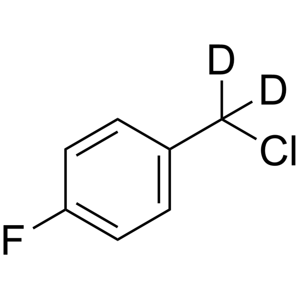 4-Fluorobenzyl chloride-d<sub>7</sub> Chemical Structure