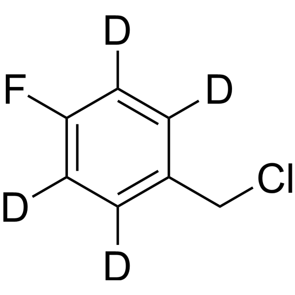 4-Fluorobenzyl chloride-d<sub>4</sub> Chemical Structure