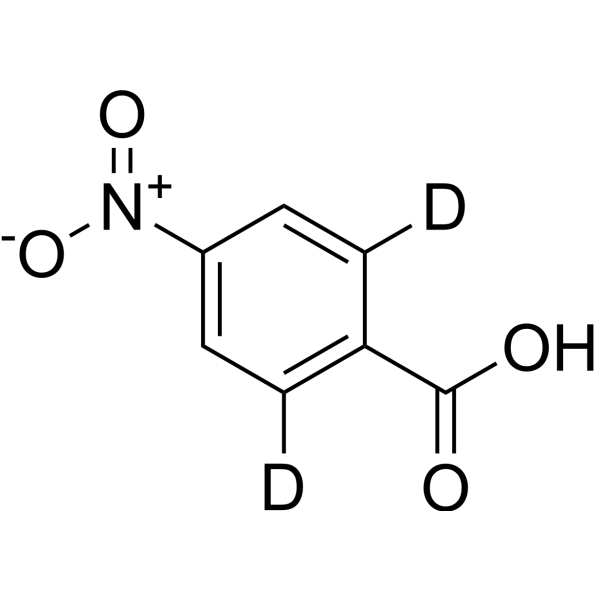 4-Nitrobenzoic acid-d<sub>2</sub> Chemical Structure