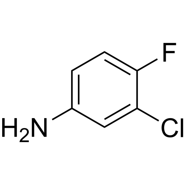 3-Chloro-4-fluoroaniline Chemical Structure
