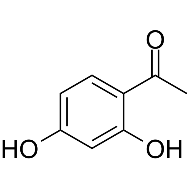 2',4'-Dihydroxyacetophenone Chemical Structure