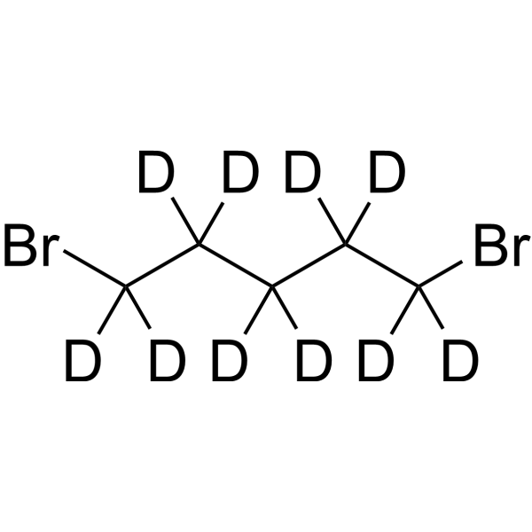 1,5-Dibromopentane-d<sub>10</sub> Chemical Structure
