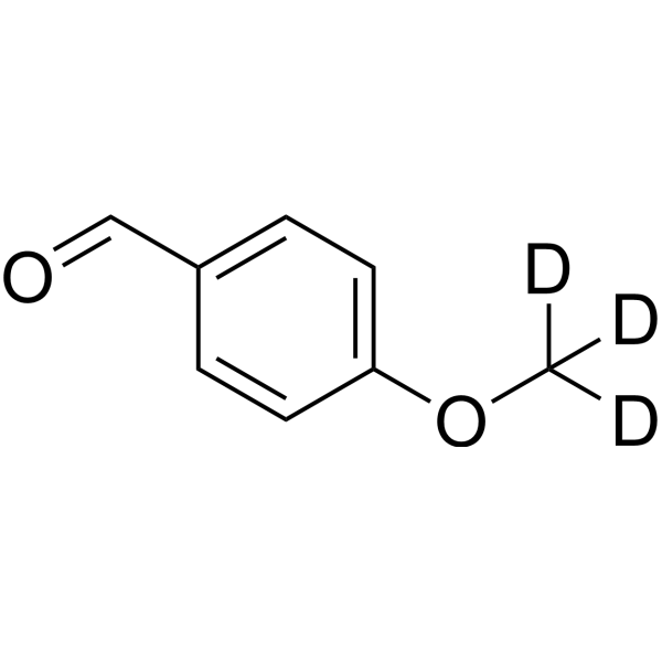 4-Methoxybenzaldehyde-d<sub>3</sub> Chemical Structure