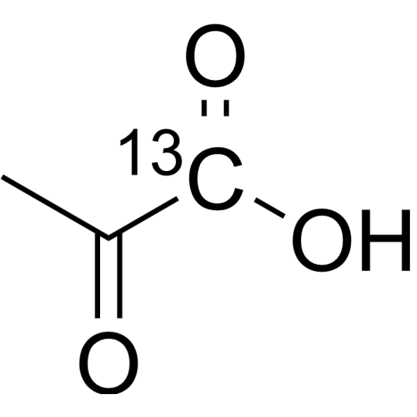 Pyruvic acid-<sup>13</sup>C Chemical Structure