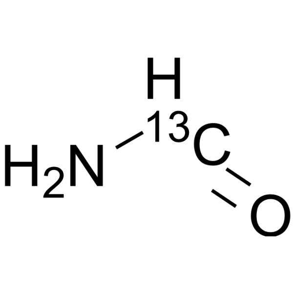 Formamide-<sup>13</sup>C Chemical Structure