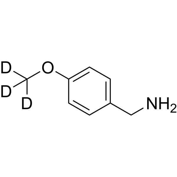 4-Methoxybenzylamine-d<sub>3</sub> Chemical Structure