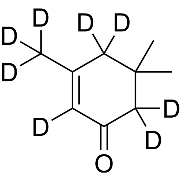 Isophorone-d<sub>8</sub> Chemical Structure