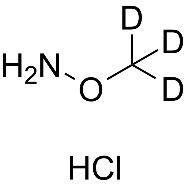 Methoxyamine-d<sub>3</sub> Hydrochloride Chemical Structure