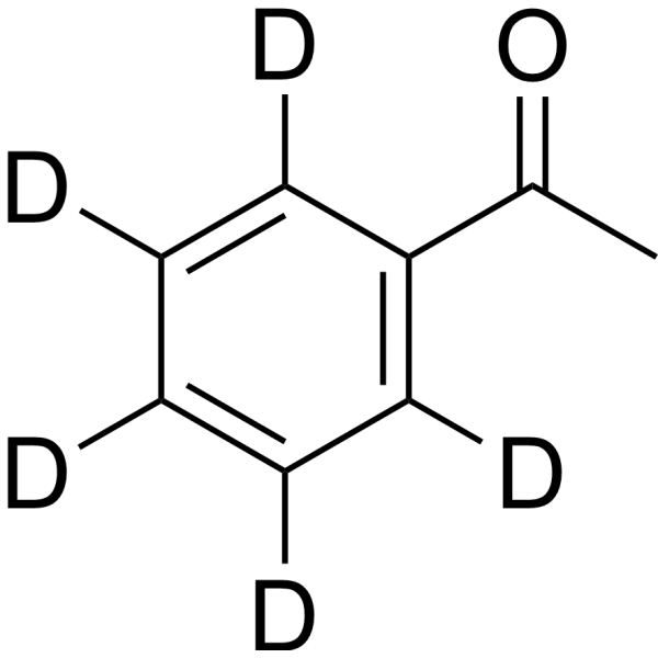 Acetophenone-(phenyl-d<sub>5</sub>) Chemical Structure