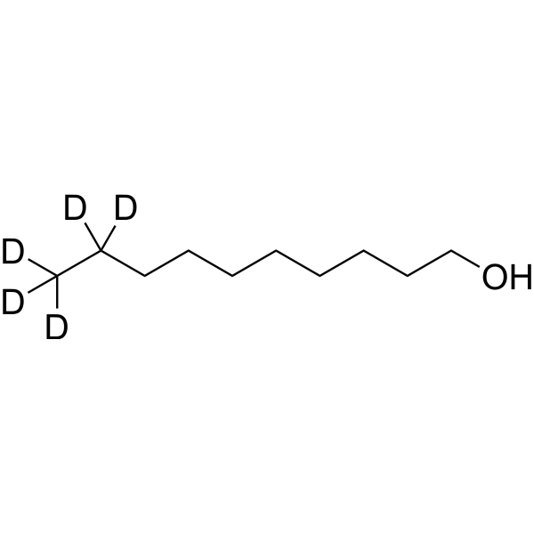 1-Decanol-d<sub>5</sub> Chemical Structure