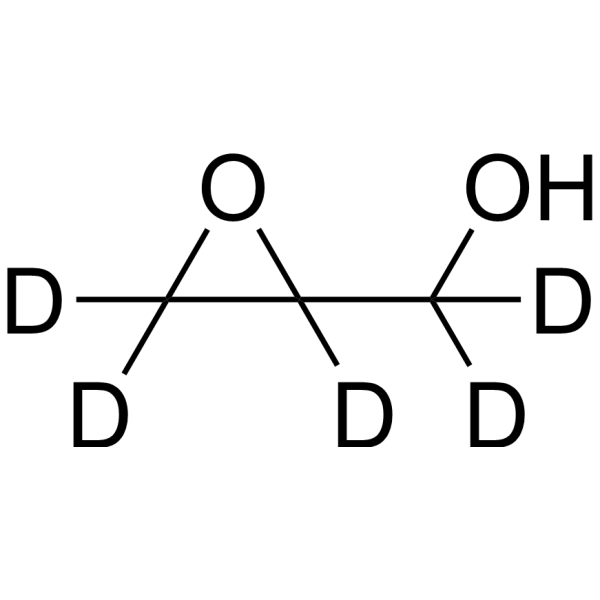 Oxiran-2-ylmethanol-d<sub>5</sub> Chemical Structure