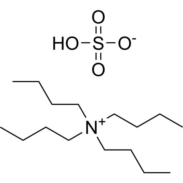 Tetrabutylammonium hydrogensulfate Chemical Structure